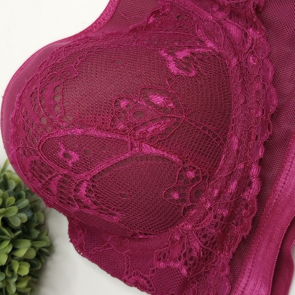 BRAS BLACK FUCHSIA BY SECRET LACE - Picture 5 of 17